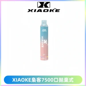 XIAOKE梟客7500Puffs跑馬燈拋棄式電子煙 可發光一次性